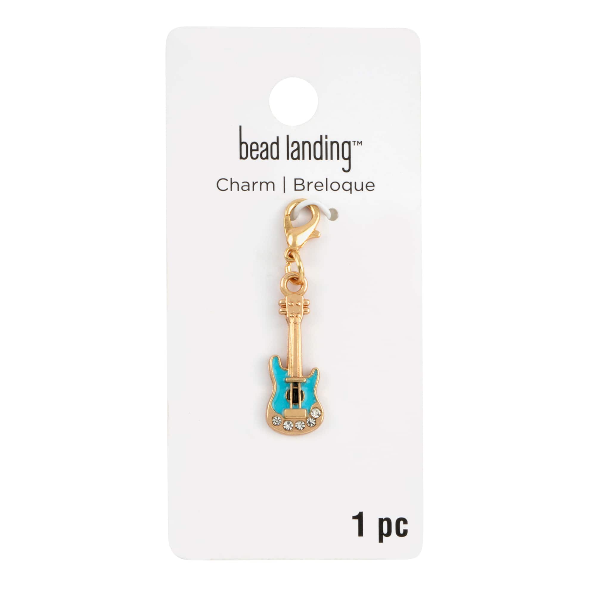 12 Pack: Guitar Charm by Bead Landing™